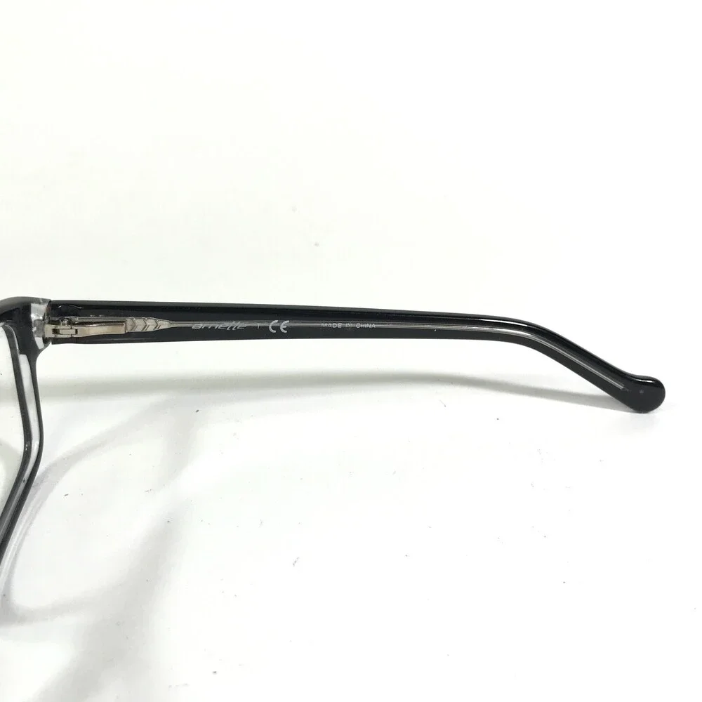Arnette RIFF 7079 1019 Eyeglasses Frames Black Clear Rectangular 55-18-145
